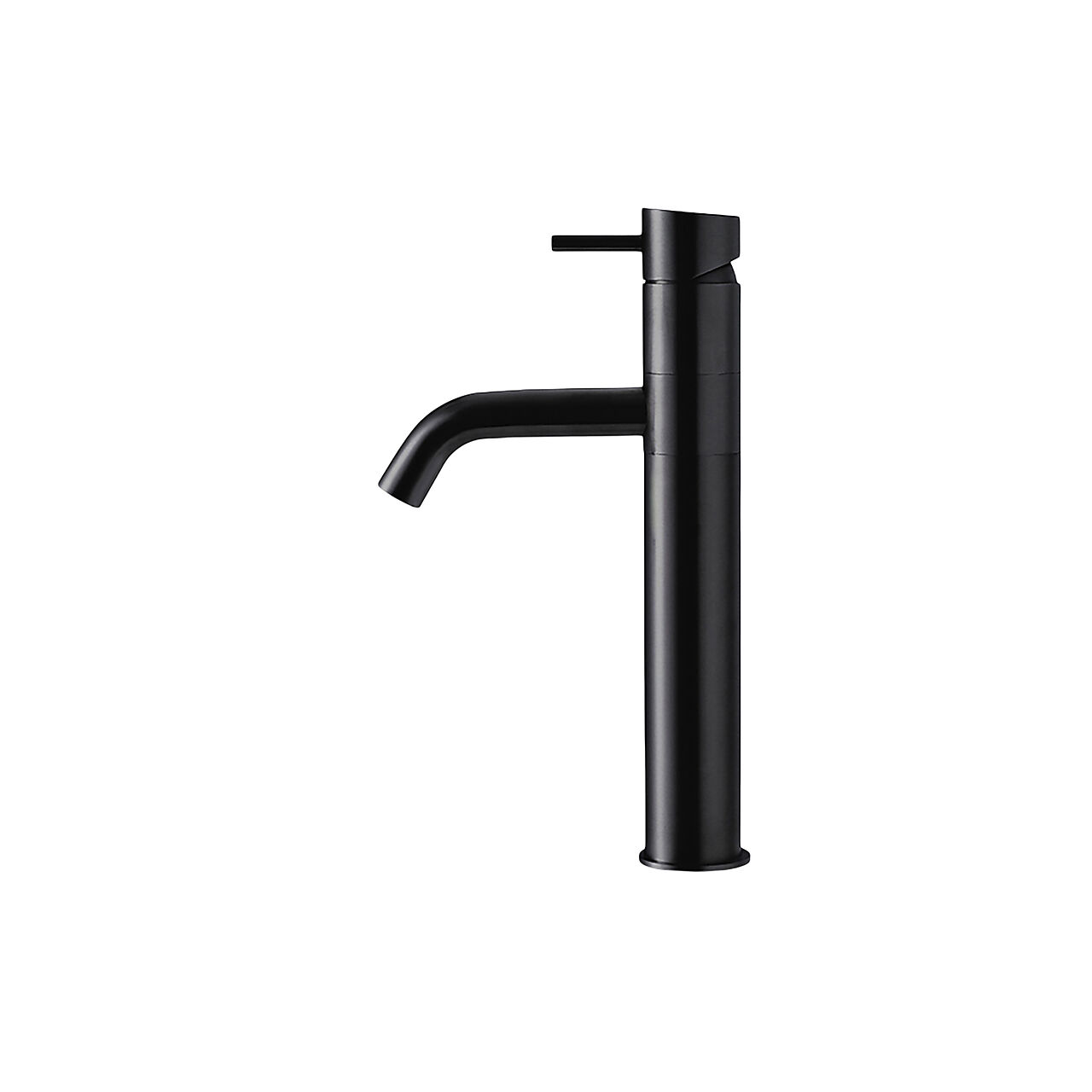vm7hMqhle6fqW5fApVHsvLB2U.jpg Qtoo Circle servantkran høy PVD sort kull 280 mm - Image 1