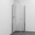 Alterna Picto dusjhjørne buet krom 78 cm - Image 2