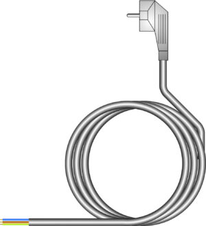 3m El-kabel 2-3kW/230V m/strekkavlaster, for Super-serie
