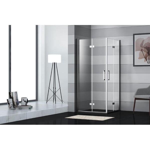 70-cm-SAFE-Collection-foldedor-hoyre-modell-2-mfoliert-herdet-glass_6312869-6312873-6312883 100 cm SAFE-Collection foldedør venstre, modell 2 m/foliert herdet glass - Image 1