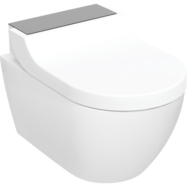 Aquaclean-Tuma-Comfort-veggskal-deksel-svart-glass_1387225 Aquaclean Tuma Comfort veggskål, deksel svart glass - Image 1
