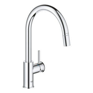 BauClassic kjøkkenbatteri C-Tut, uttrekk 8,0l