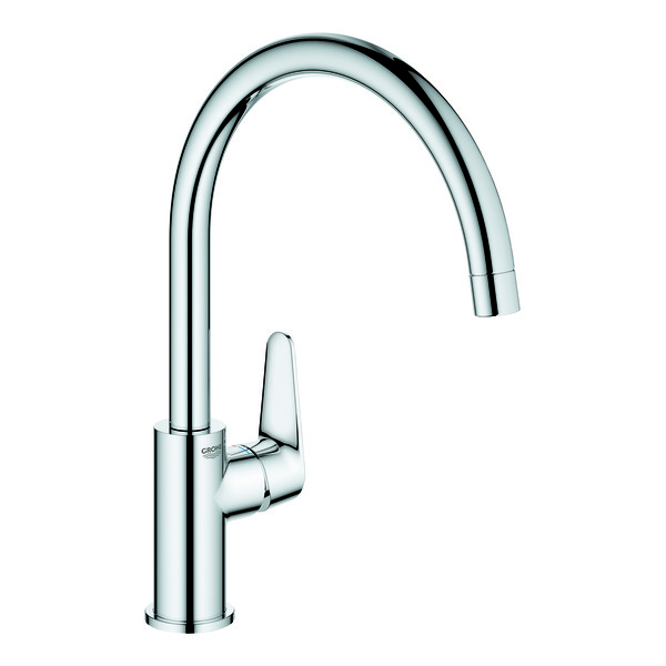 BauCurve-kjokkenbatteri-C-tut-krom_4221787_Armatur_Kjokkenkran BauCurve kjøkkenbatteri C-tut, krom