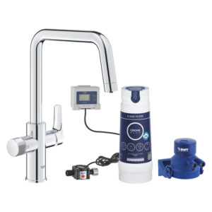 Blue Pure Eurosmart kjøkkenbatteri U-tut, Start-set