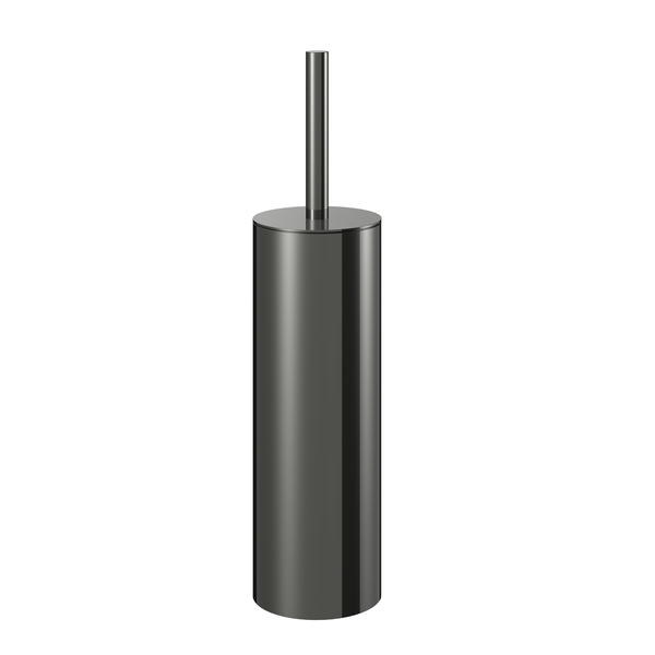 Chic-toalettborste-sort-krom-89x89x380-mm_6291207 Chic toalettbørste, sort krom, 89x89x380 mm - Image 1