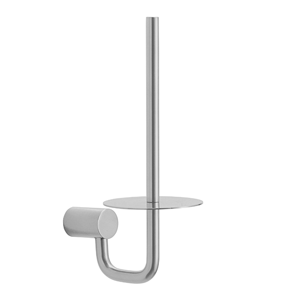 Choice-reserverullholder-mplate-borstet-stal_6190949 Choice reserverullholder m/plate, børstet stål - Image 1