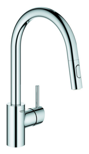 Concetto kjøkkenbatteri C-tut dual spray, krom
