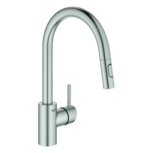 Concetto kjøkkenbatteri C-tut dual spray, supersteel