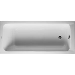 D-code badekar f/ innbyggning m/avløp i siden, 1700x750 mm