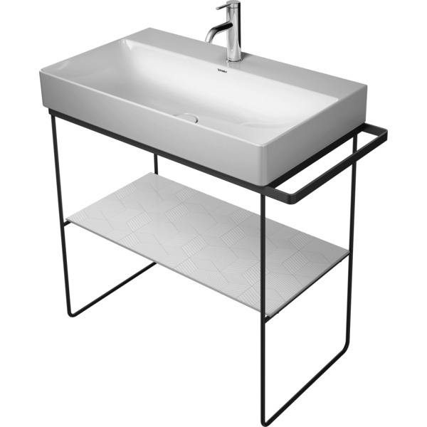 DuraSquare-metallkonsoll-gulvstaende-svart-865-x-451_7016985 DuraSquare metallkonsoll gulvstående, svart 865 x 451 - Image 1