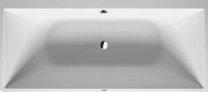 Durasquare badekar m/panel for høyre hjørne, 1800x800 mm