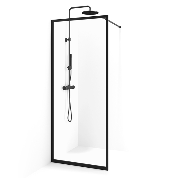 Empire-vegg-1200-usprosser-sort-profilklart-glass_6292341 Empire vegg 1200 u/sprosser, sort profil/klart glass - Image 1
