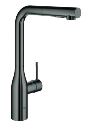 Essence kjøkkenbatteri L-tut dual spray, hard Graphite