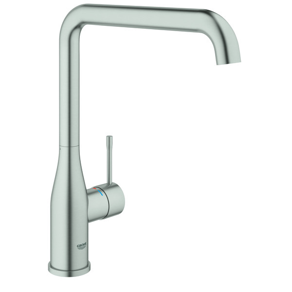 Essence-kjokkenbatteri-mhoy-tut-proff-supersteel_4223178_Armatur_Kjokkenkran Essence kjøkkenbatteri m/høy tut proff, supersteel
