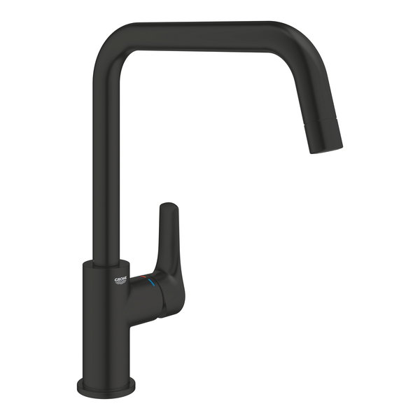 Eurosmart-kjokkenbatteri-U-tut-matte-black_4221578_Armatur_Kjokkenkran Eurosmart kjøkkenbatteri U-tut, matte black