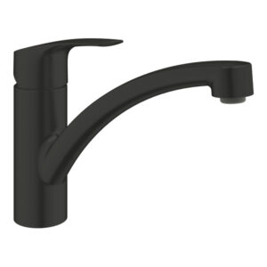 Eurosmart kjøkkenbatteri m/lav tut, matte black
