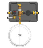 FIX18 montasjesentral med blandeventil, og 18 liter ekspansjonskar - Image 2