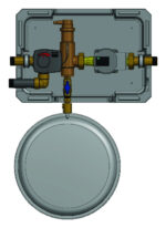 FIX18 montasjesentral med blandeventil, og 18 liter ekspansjonskar - Image 3