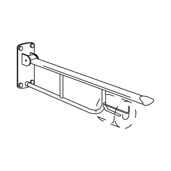 GB-papirholder-farmstotte-NRF-6026764_6026766 GB papirholder f/armstøtte NRF 6026764 - Image 1