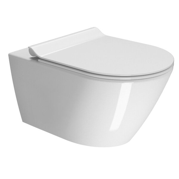 GSI-Kube-X-veggskal-55-cm-uspylekant-matt-hvit-550x360x345-mm_1488483 GSI Kube X veggskål 55 cm u/spylekant, matt hvit, 550x360x345 mm - Image 1