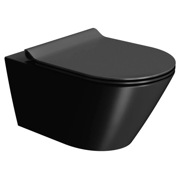 GSI-Kube-X-veggskal-55-cm-uspylekant-matt-sort-550x360x345-mm_1488484 GSI Kube X veggskål 55 cm u/spylekant, matt sort, 550x360x345 mm - Image 1