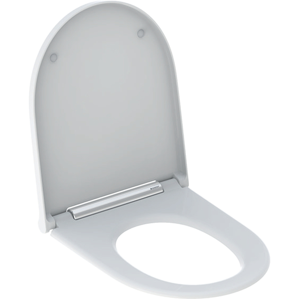 Geberit-One-toalettsete-hardplast-krom-mSoft-Close-og-Quick-Release-blank-krom_6191615 Geberit One toalettsete hardplast krom, m/Soft-Close og Quick-Release blank krom - Image 1