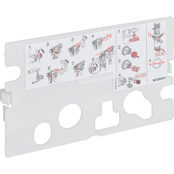 Geberit-beskyttelsesplate-fKappa-15-cm_6165854 Geberit beskyttelsesplate f/Kappa 15 cm - Image 1