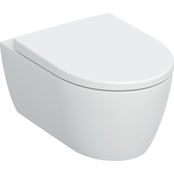 Geberit-iCon-veggskal-Turboflush-Keratect-med-sete_1475825 Geberit iCon veggskål Turboflush, Keratect med sete - Image 1