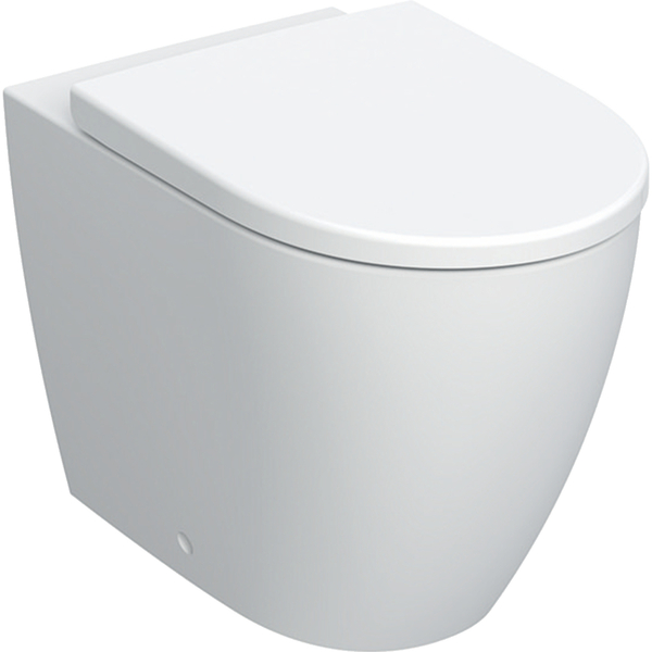 Geberit-iCon-veggskal-fgulv-msete-matt-hvit-360x460x560_6123079 Geberit iCon veggskål f/gulv m/sete, matt hvit 360x460x560 - Image 1