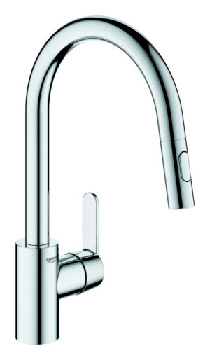 Get kjøkkenbatteri C-tut dual spray, krom