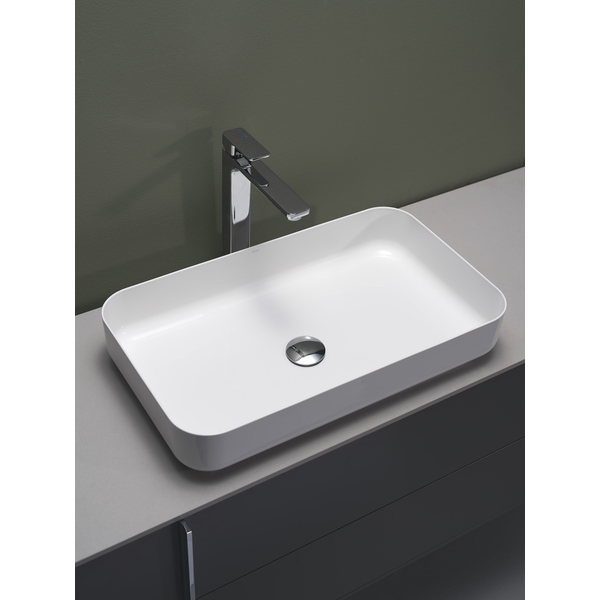 Hafa-Edge-Smooth-frittstaende-servant-600-x-350-x-118-mm-glasert-stal_1453329 Hafa Edge Smooth frittstående servant, 600 x 350 x 118 mm glasert stål - Image 1