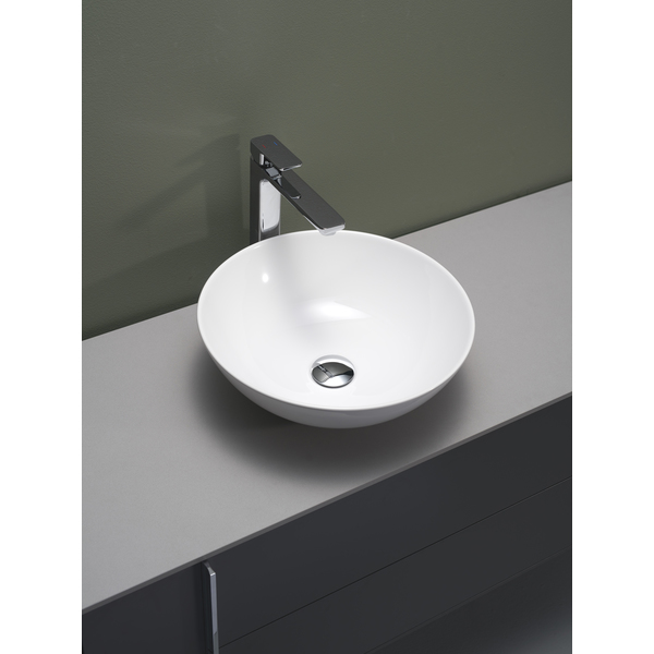 Hafa-Spring-rund-frittstaende-servant-400-x-135-mm-hvit_1453326 Hafa Spring rund frittstående servant, 400 x 135 mm hvit - Image 1