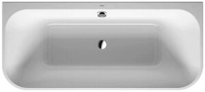 Happy D.2 badekar back-to-wall, 1800x800 mm