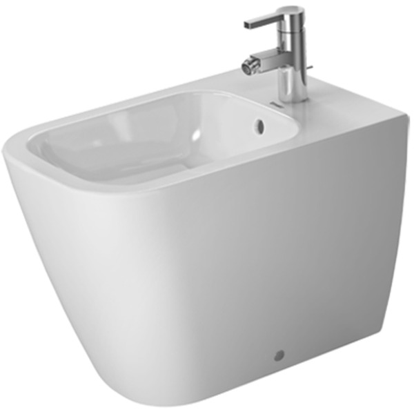 Happy-D.2-gulvstaende-bidet-mol-m1kh-365x570-mm_6102656 Happy D.2 gulvstående bidet, m/ol, m/1kh, 365x570 mm - Image 1
