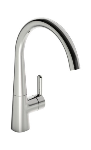 Inspera kjøkkenbatteri 3030F, m/svingbar tut, krom