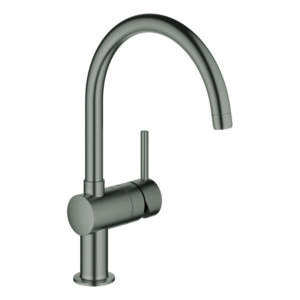 Minta kjøkkenbatteri C-tut svingbar, Brushed Hard Graphite