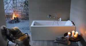 Starck badekar f/innbygging, 1700x750 mm