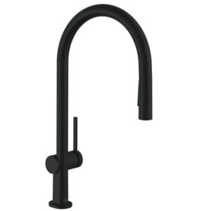 Talis M54 kjøkkenbatteri 210 2jet, m/uttrekkbar dusj sBox, matt sort