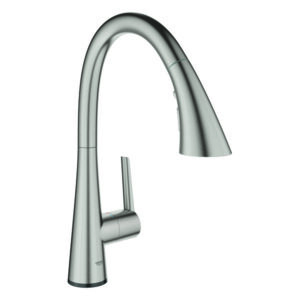 Zedra Touch kjøkkenbatteri C-tut, supersteel