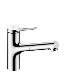 Zesis M33 kjøkkenbatteri 150 2jet, med uttrekkbar dusj, krom