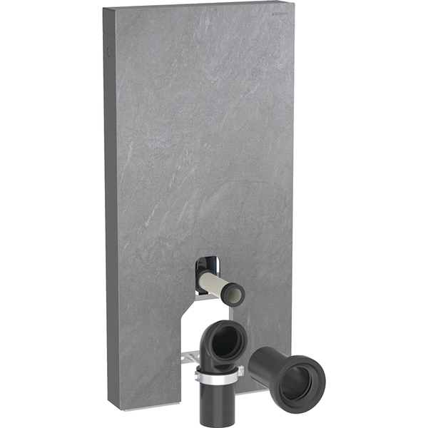 Monolith-modul-101-cm-fgulvtoalett-skiferstrukturalu_6166309 Monolith modul 101 cm f/gulvtoalett, skiferstruktur/alu - Image 1