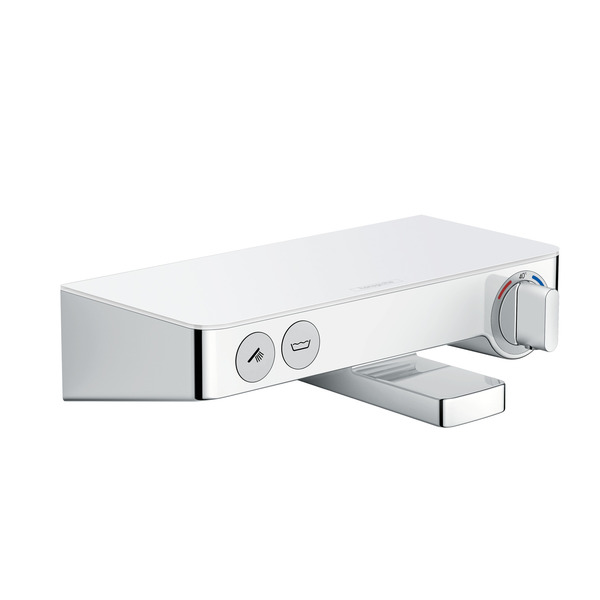 ShowerTablet-Select-badekarbatteri-300-hvitkrom_4242265 ShowerTablet Select badekarbatteri 300, hvit/krom - Image 1