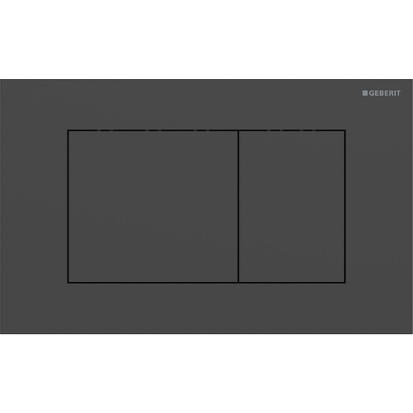 Sigma-40-betjeningsplate-square-Matt-svart-Easy-to-clean-belegg_1387330 Sigma 40 betjeningsplate square, Matt svart / Easy-to-clean-belegg - Image 1