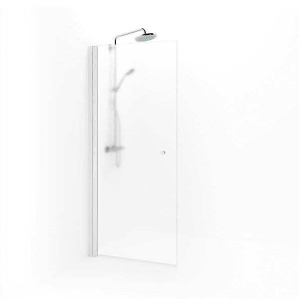 Spirit-rett-dor-670-mknottgrep-hvitice-glass_6293413 Spirit rett dør 970 m/knottgrep, hvit/ice glass - Image 1