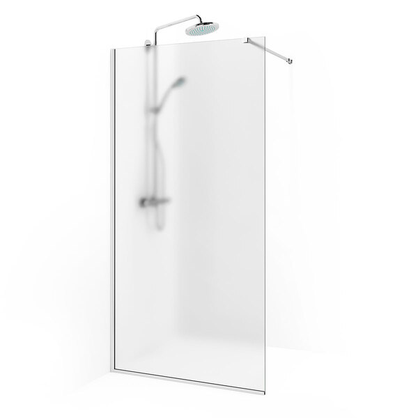Spirit-skjermvegg-front-77-frostet-glass-1960x800x6_6293319-6293418-6293452 Spirit skjermvegg front 67 frostet gl., 1960x700x6 - Image 1