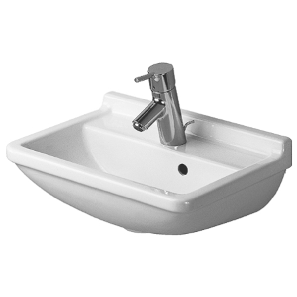 Starck-3-servant-55-moverlopshull-hvit_6168814 Starck 3 servant 55 m/overløpshull hvit - Image 1