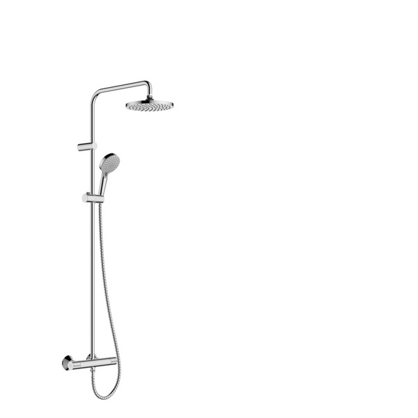 Vernis-Blend-showerpipe-200-mtermostat-krom_4245287 Vernis Blend Showerpipe 200 1jet komplett med termostat - Image 1
